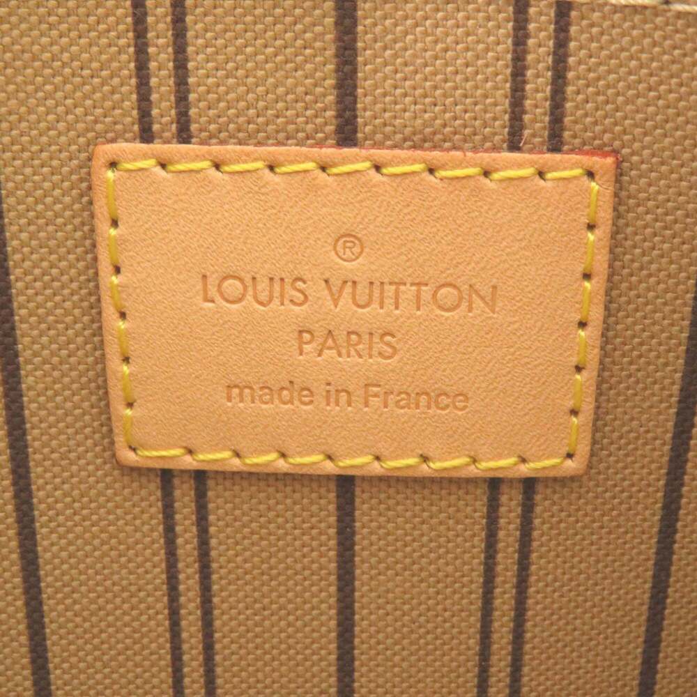 LOUIS VUITTON Brown Monogram Neverfull Pouch - Picture 6 of 7